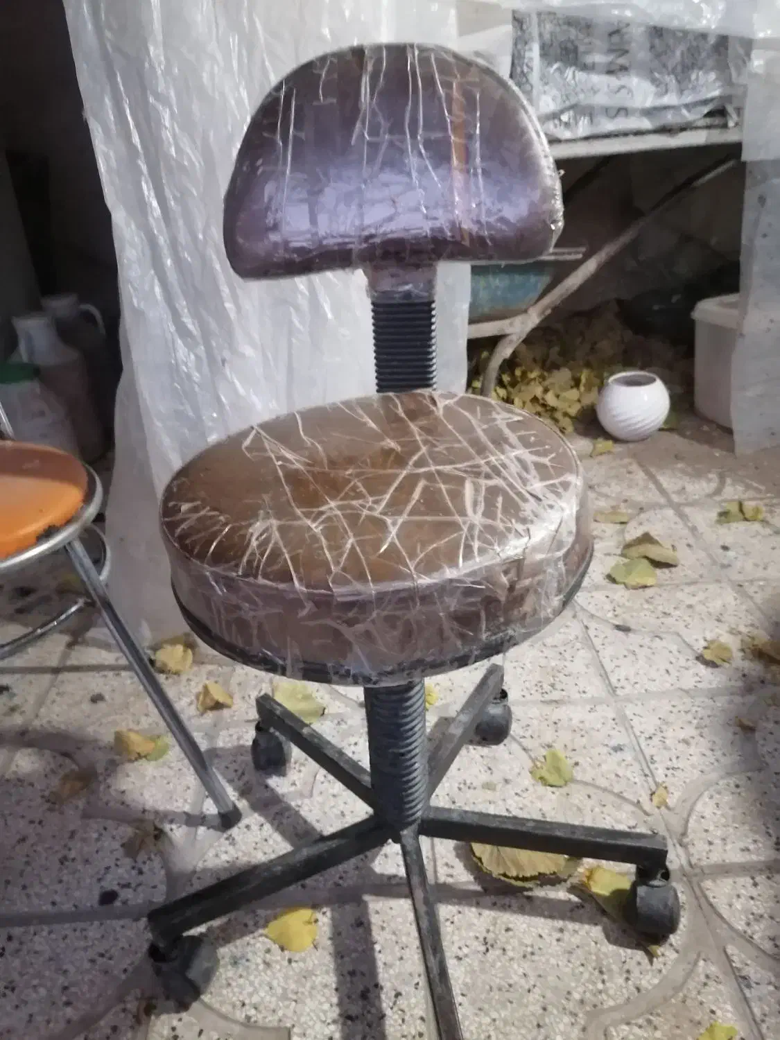 2عدد صندلی گردون استیل معمولی|صندلی و نیمکت|نیشابور, ابراهیم ادهم|دیوار