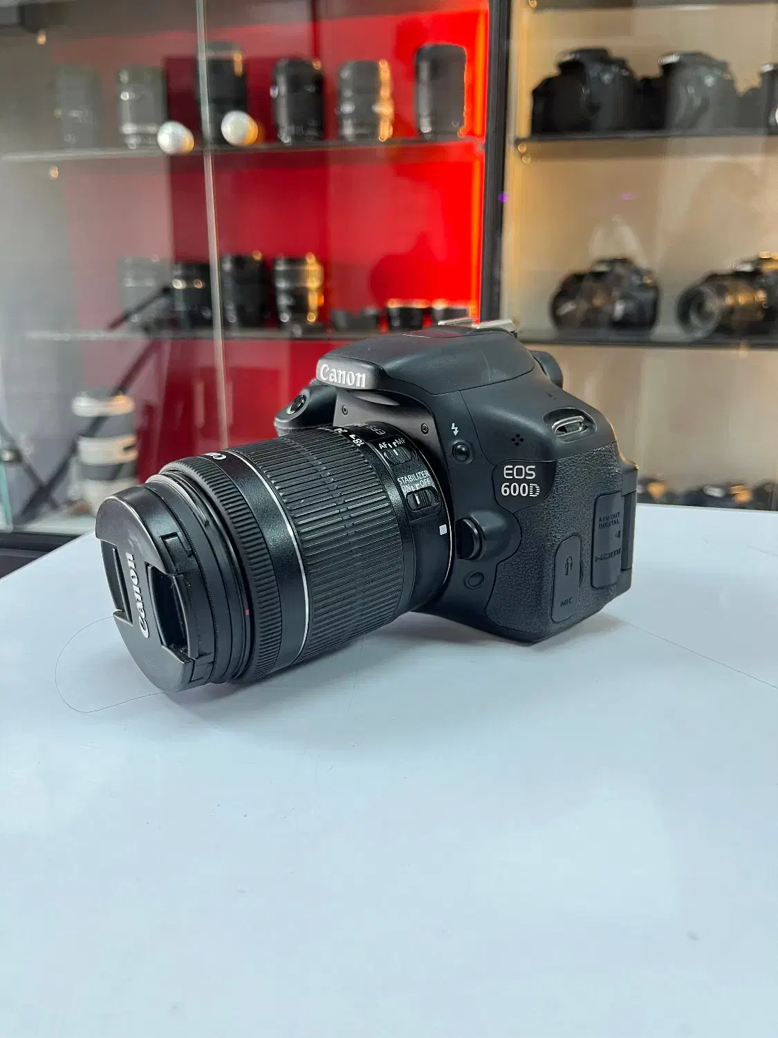 دوربین کنون canon 600d + 18-55 قیمت مناسب|دوربین عکاسی و فیلم‌برداری|کرج, عظیمیه|دیوار
