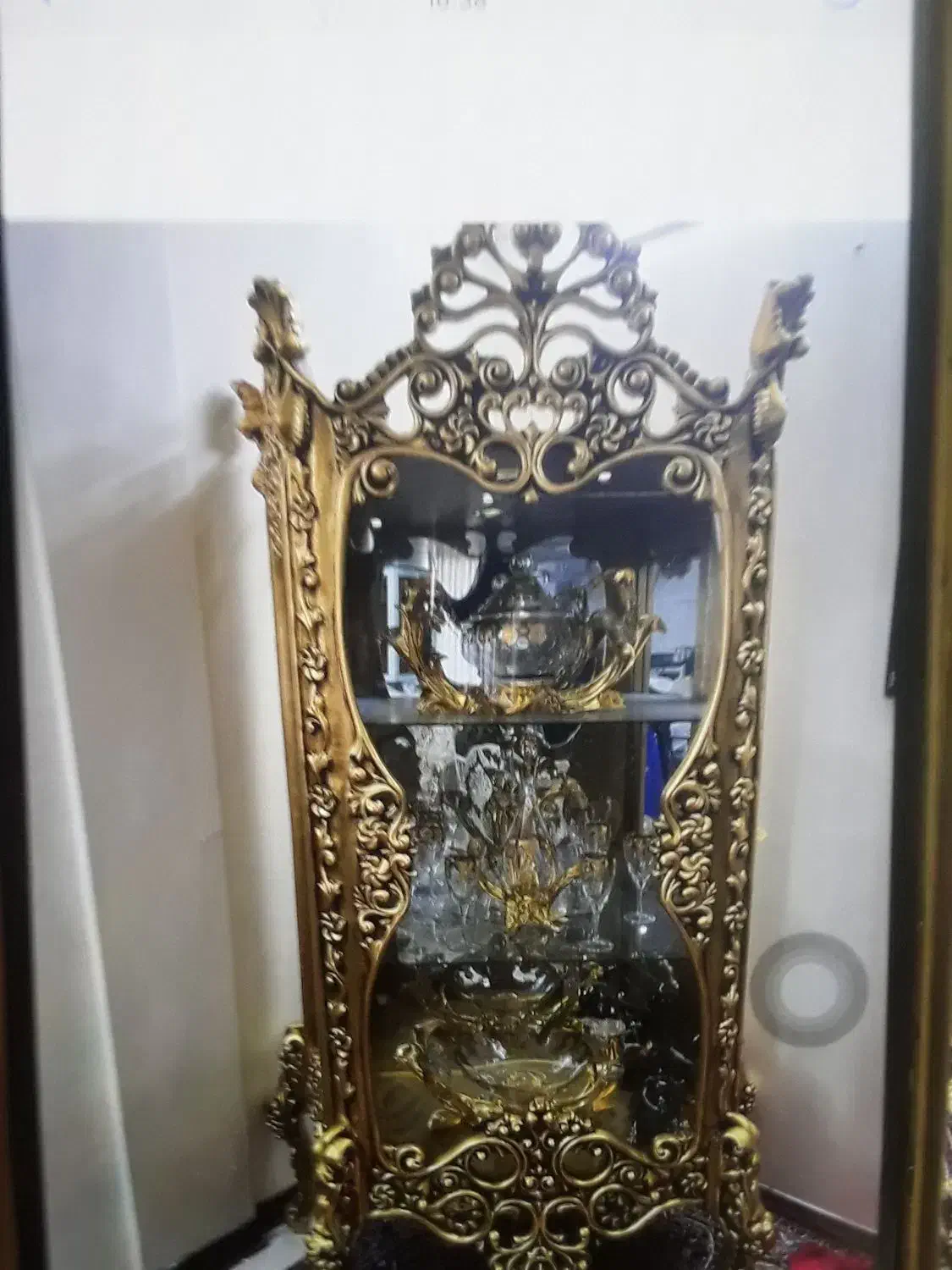 ست ویترین و ساعت نو نو|بوفه، ویترین، کنسول|ری, سرتخت|دیوار