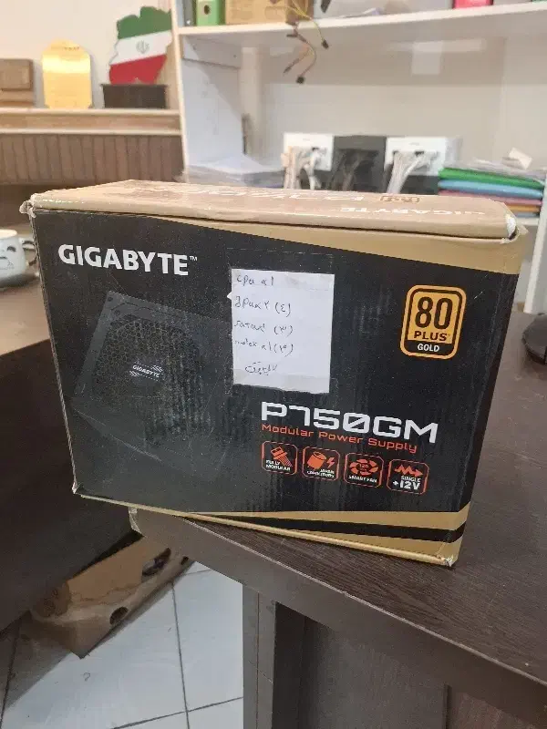 پاور کامپیوتر گیگابایت  P750GM ماژولار ۸۰ پلاس گلد|قطعات و لوازم جانبی رایانه|تهران, سلسبیل شمالی|دیوار
