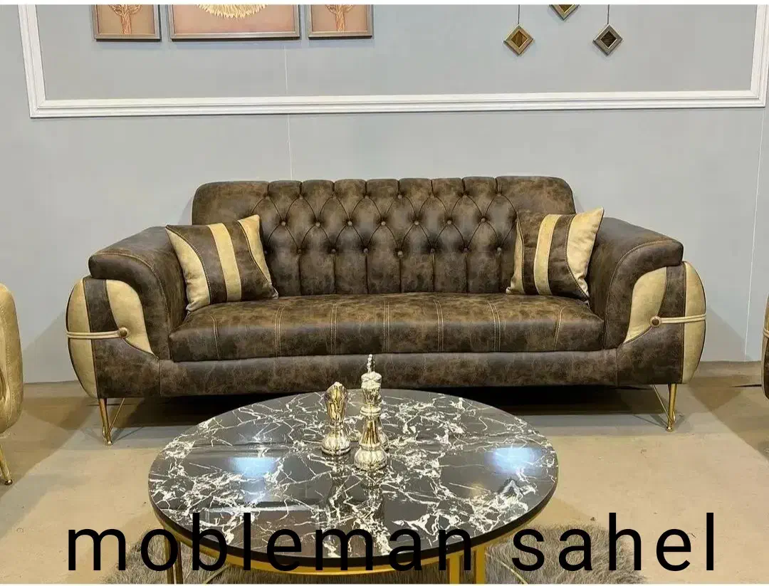 مبل چستر تمام لمسه مدل مینیاتور 7نفره شرکتی اقساط|مبلمان خانگی و میز عسلی|آبیک, |دیوار
