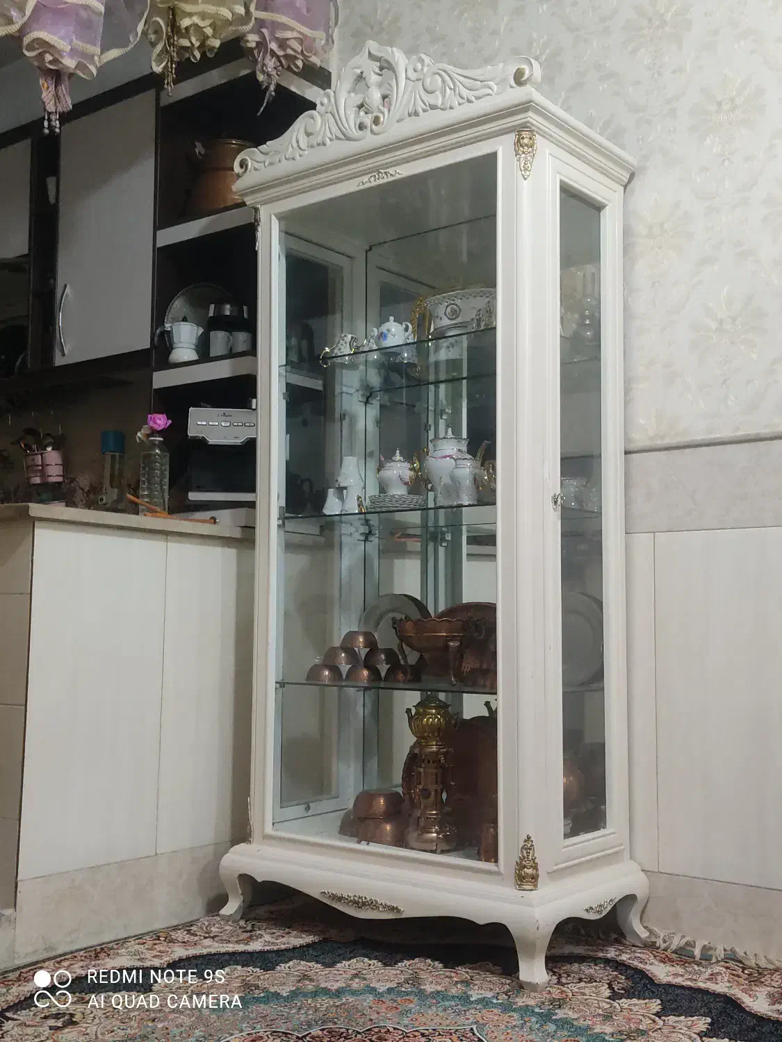 ویترین .پادیشن چوبی|بوفه، ویترین، کنسول|قم, ولیعصر|دیوار