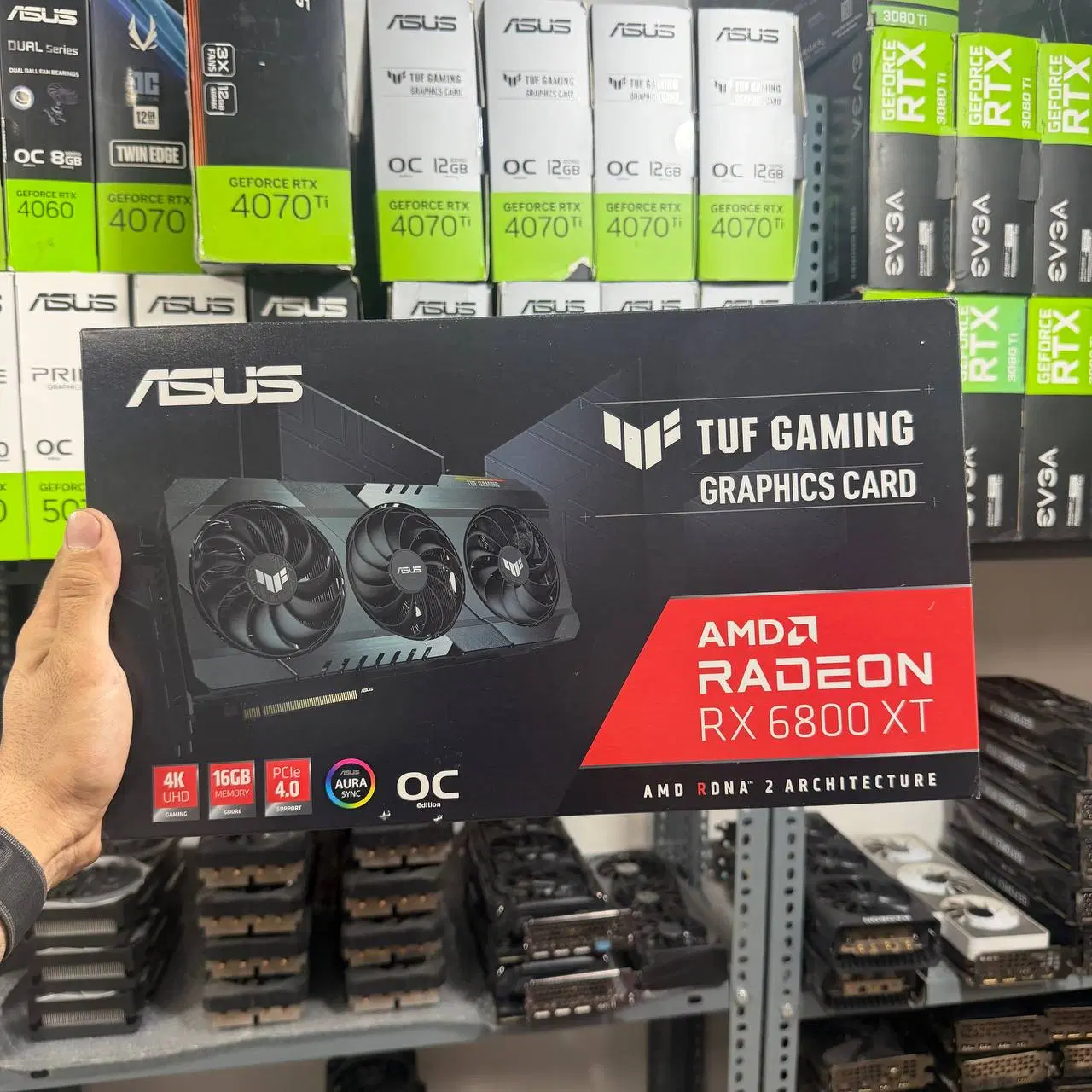 کارت گرافیک ASUS TUF Gaming RX 6800 XT OC 16GB|قطعات و لوازم جانبی رایانه|تهران, مرادآباد|دیوار