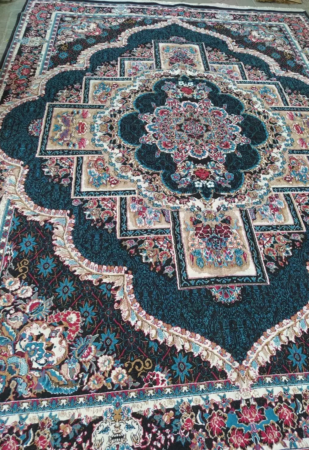 2تخته فرش 12متری سرمه ای|فرش|نورآباد, |دیوار