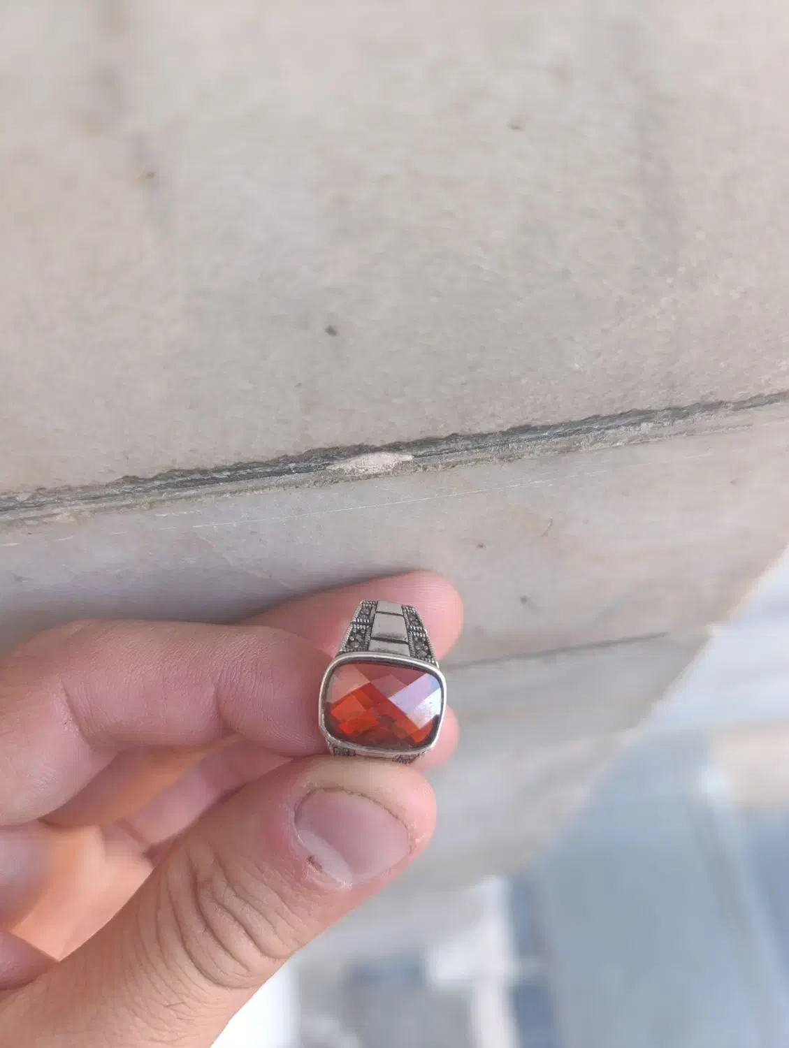 انگشتر عقیق ترک|کلکسیون اشیاء عتیقه|مشهد, قائم|دیوار