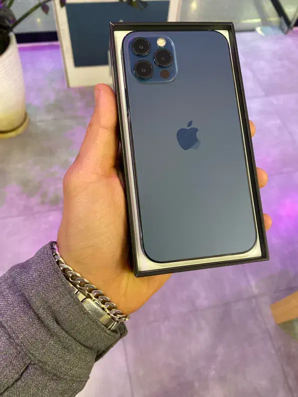 آیفون ۱۲ پرو ۲۵۶ گیگ ZAA آبی|موبایل|تهران, شهرک غرب|دیوار