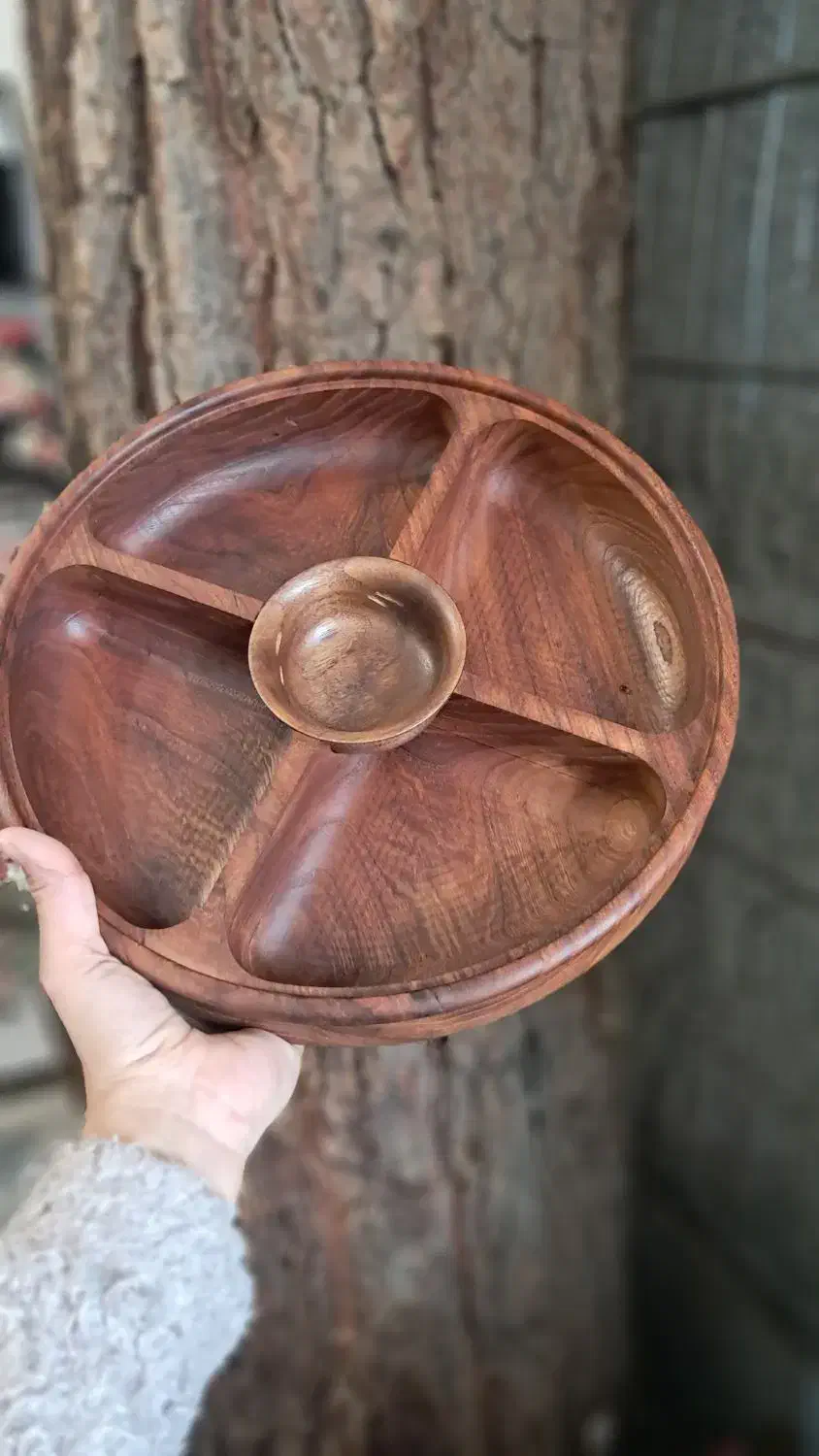 تولید انواع ظروف چوبی|ظروف سرو و پذیرایی|کرمان, |دیوار