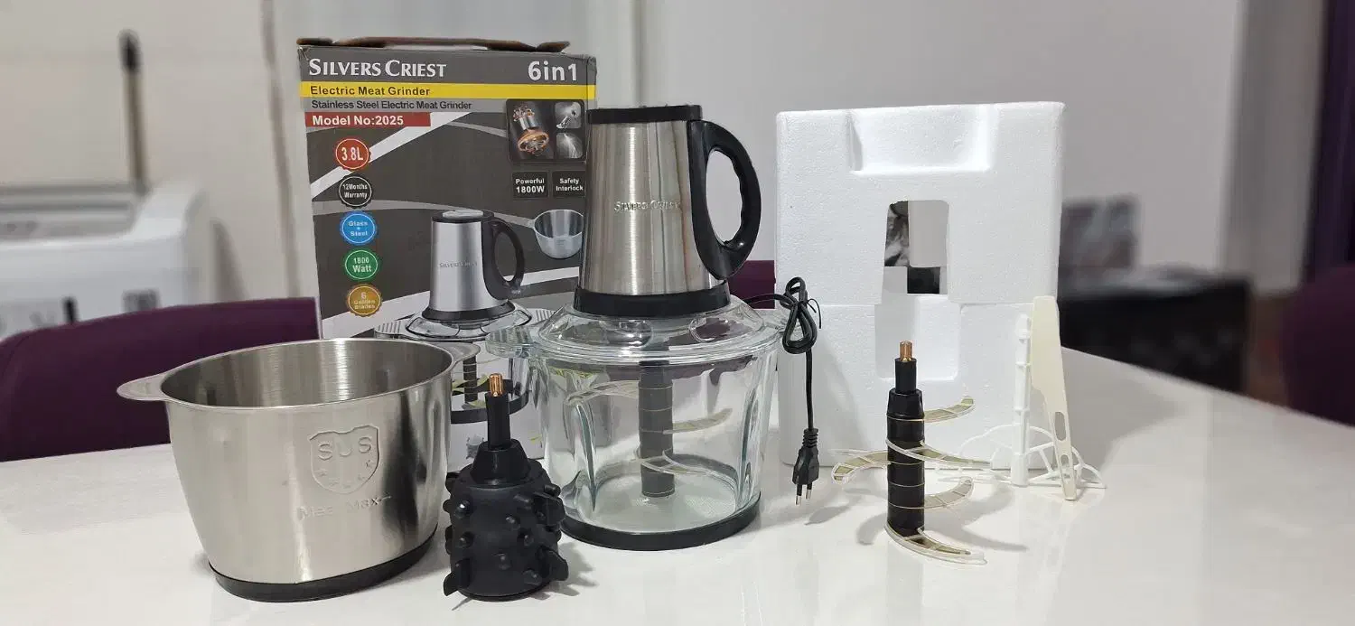 خرد کن سیلور کرست ۲۰۲۵دو کاسه زیر قیمت بازار|خردکن، آسیاب، غذاساز|همایجان, |دیوار