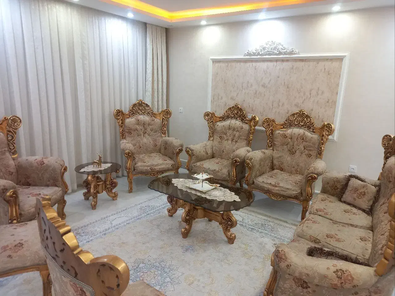 مبل ۹نفره استیل|مبلمان خانگی و میز عسلی|شهریار, بکه|دیوار