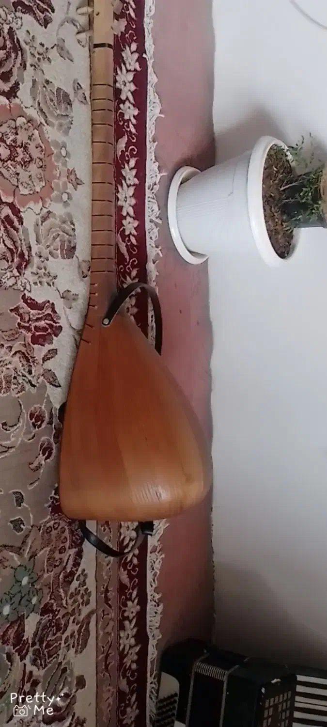 ساز قوپوز مجلس|سازهای سنتی|تبریز, |دیوار