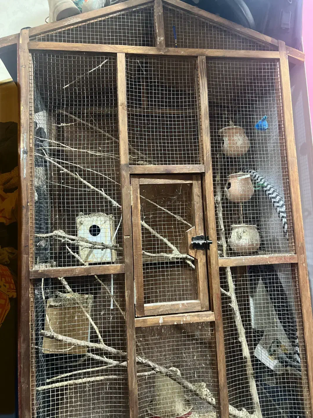 قفس چوبی بزرگ|لوازم جانبی حیوانات|بندر امام خمینی, |دیوار