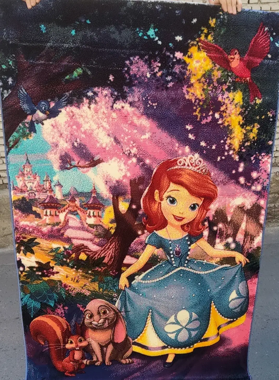 فرش تخت زنجیرچرخ|فرش|ری, ولی آباد|دیوار