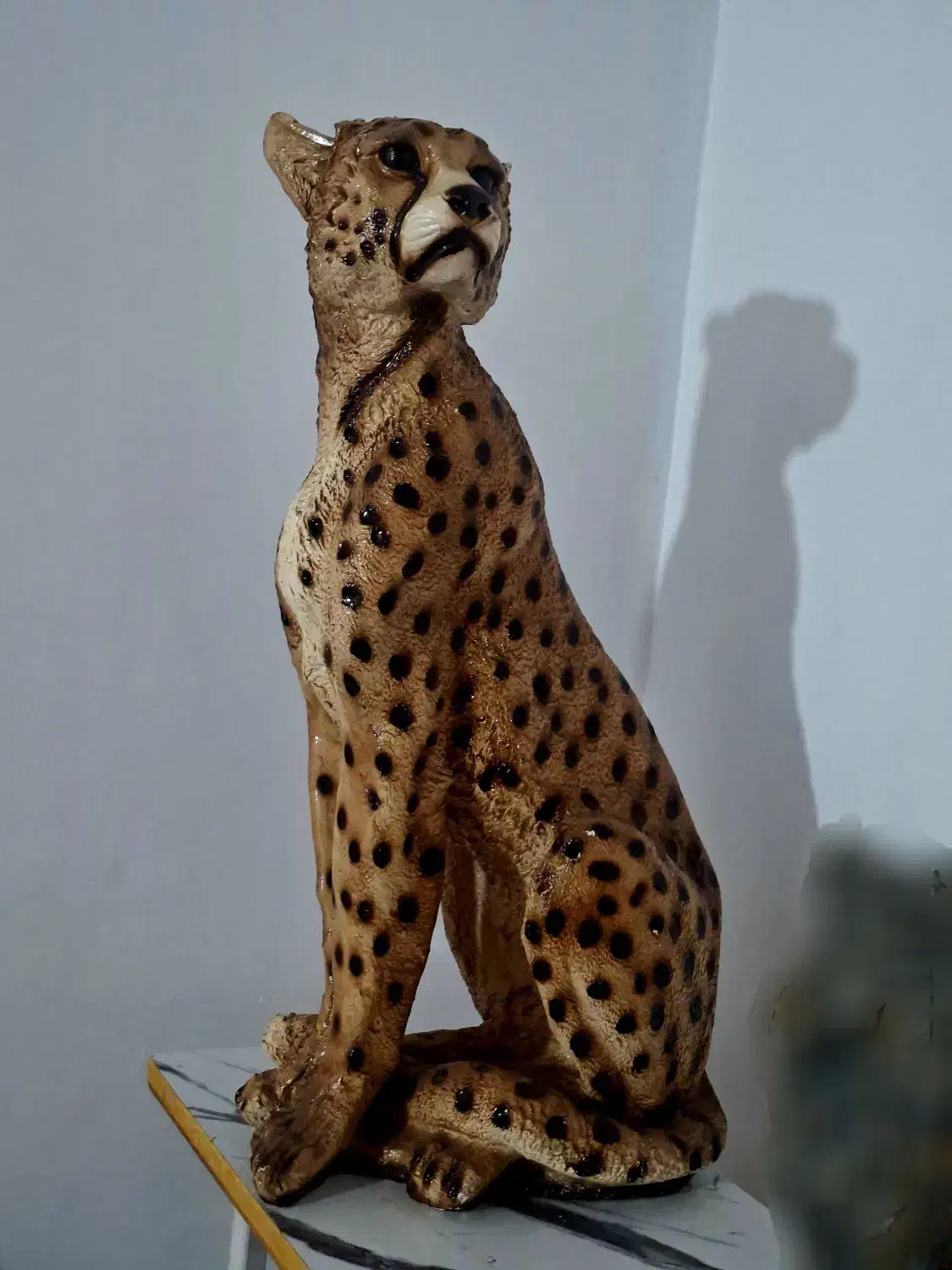 مجسمه پلنگ با پایه|مجسمه، تندیس، ماکت|گرگان, |دیوار