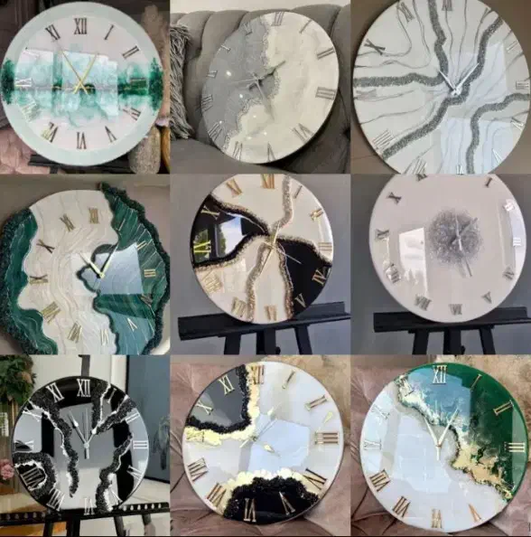 ساعت دیواری رزینی|ساعت دیواری و تزئینی|بیرجند, |دیوار