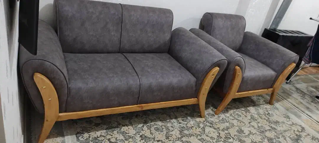 مبل 7نفره نو انباری چوب نراد باکیفیت 26میلیون|مبلمان خانگی و میز عسلی|لنگرود, |دیوار