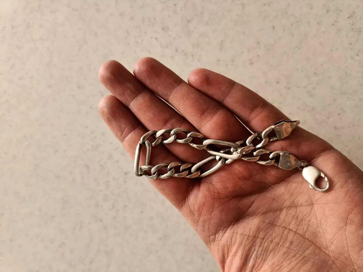 دستبند نقره فیگارو|جواهرات|تهران, بریانک|دیوار