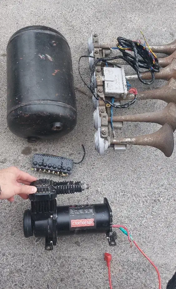 کمپرسور کارتیر، مخزن ، شیش لول|قطعات یدکی و لوازم جانبی|آستانه اشرفیه, |دیوار