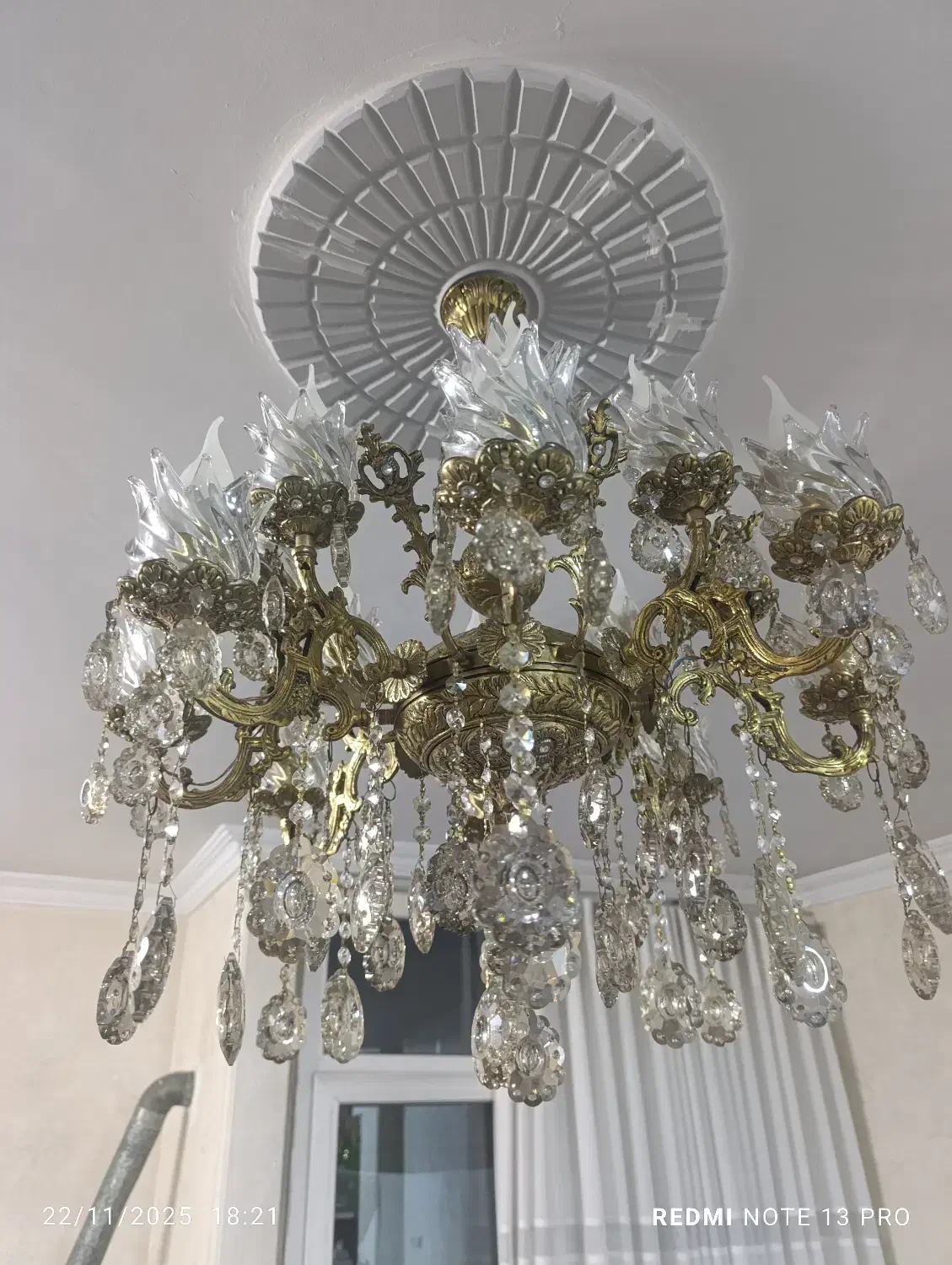 لوستر تمام برنجی|لوستر و چراغ آویز|تهران, شهید رجایی|دیوار