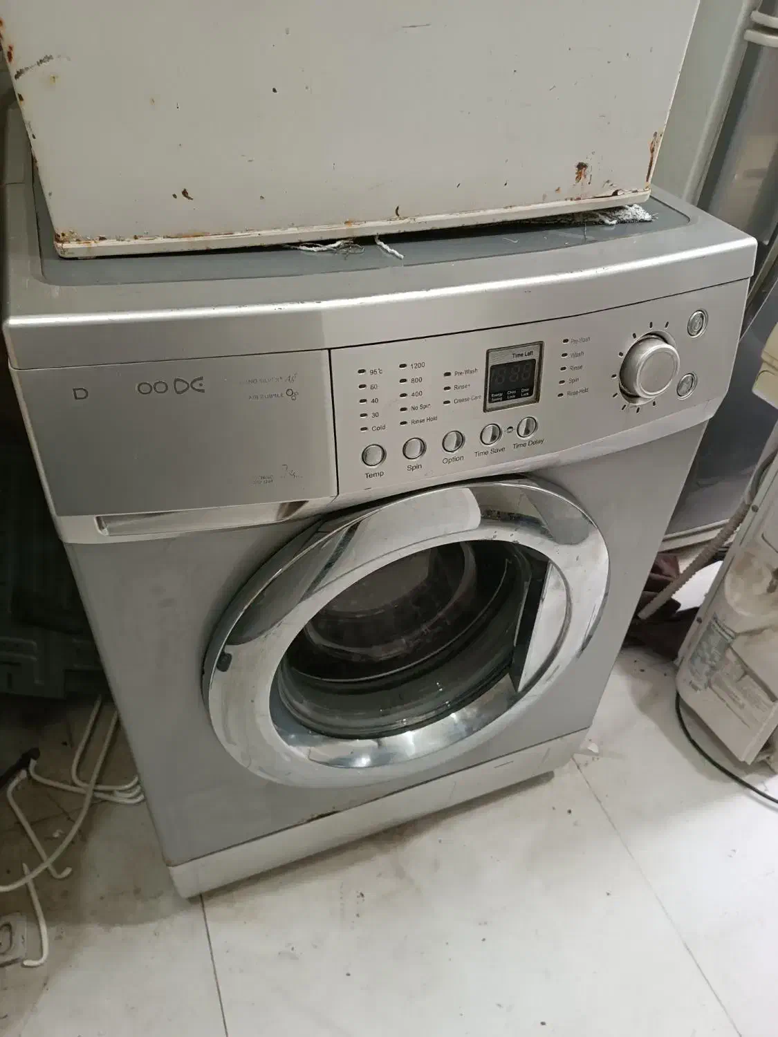 لباسشویی دوو|ماشین لباسشویی و خشک‌کن لباس|رشت, باهنر|دیوار