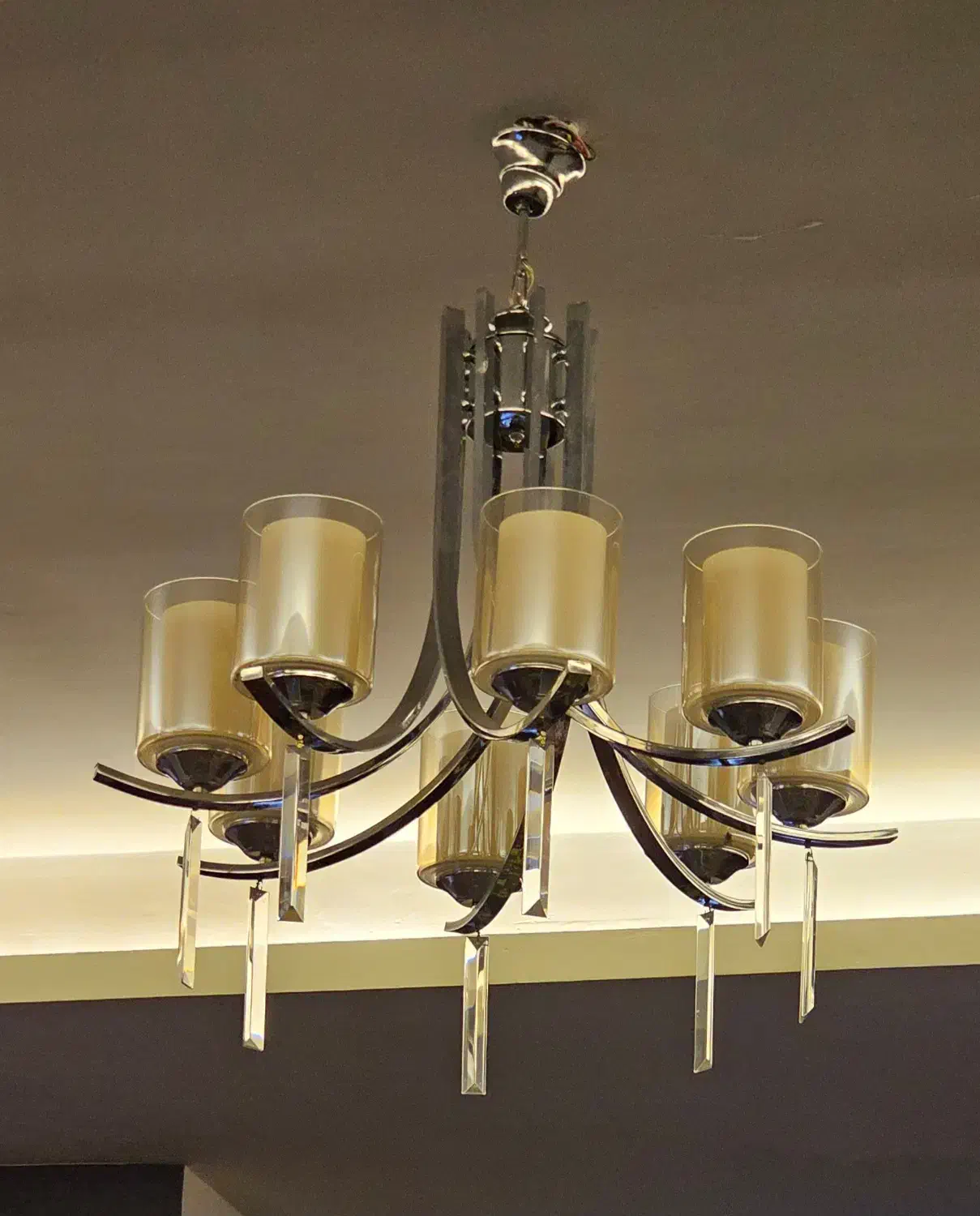 لوستر|لوستر و چراغ آویز|شهریار, شهریار|دیوار