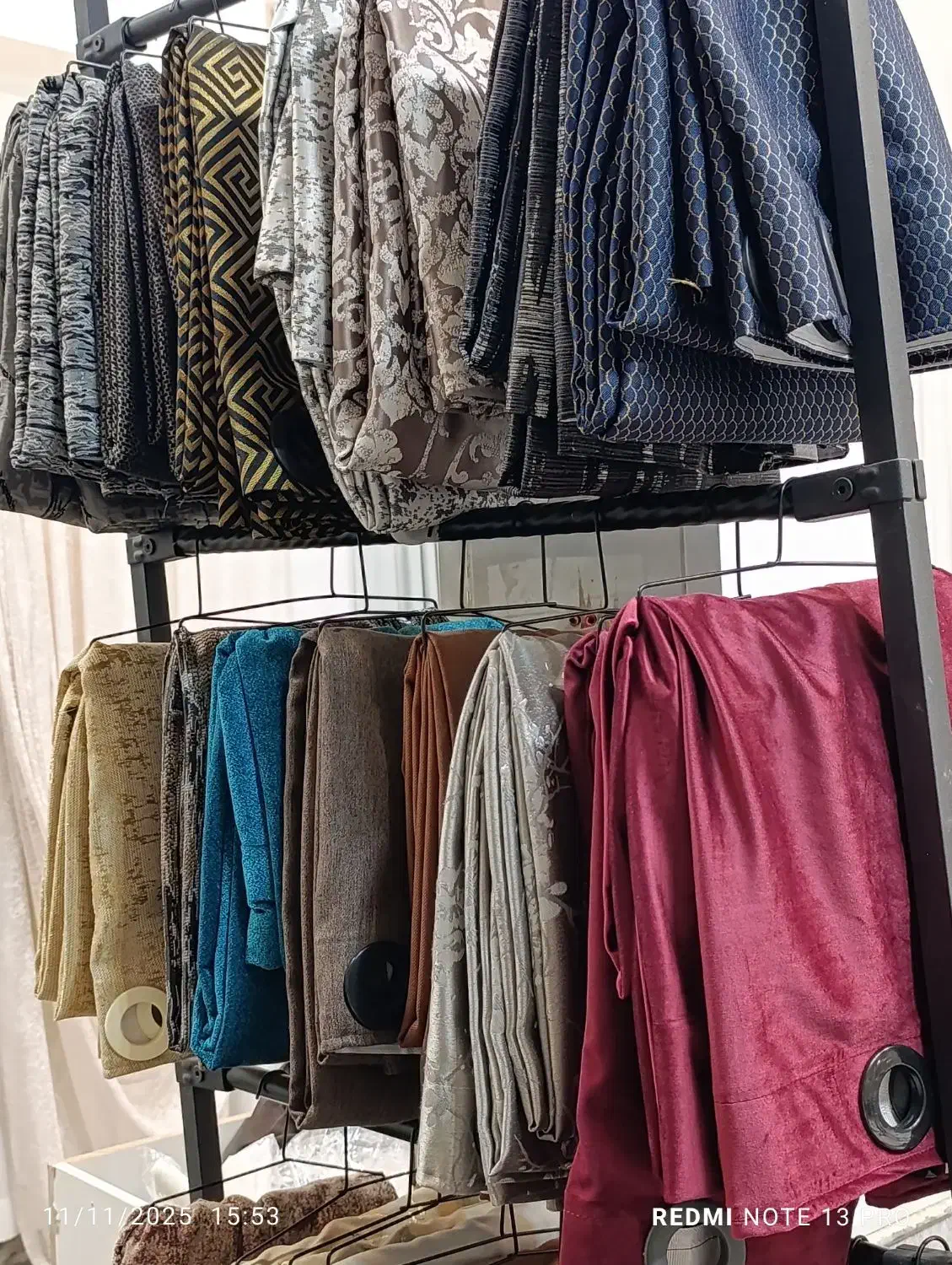 پرده ب قیمت پفک نمکی|پرده، رانر، رومیزی|مشهد, سجاد شهر|دیوار