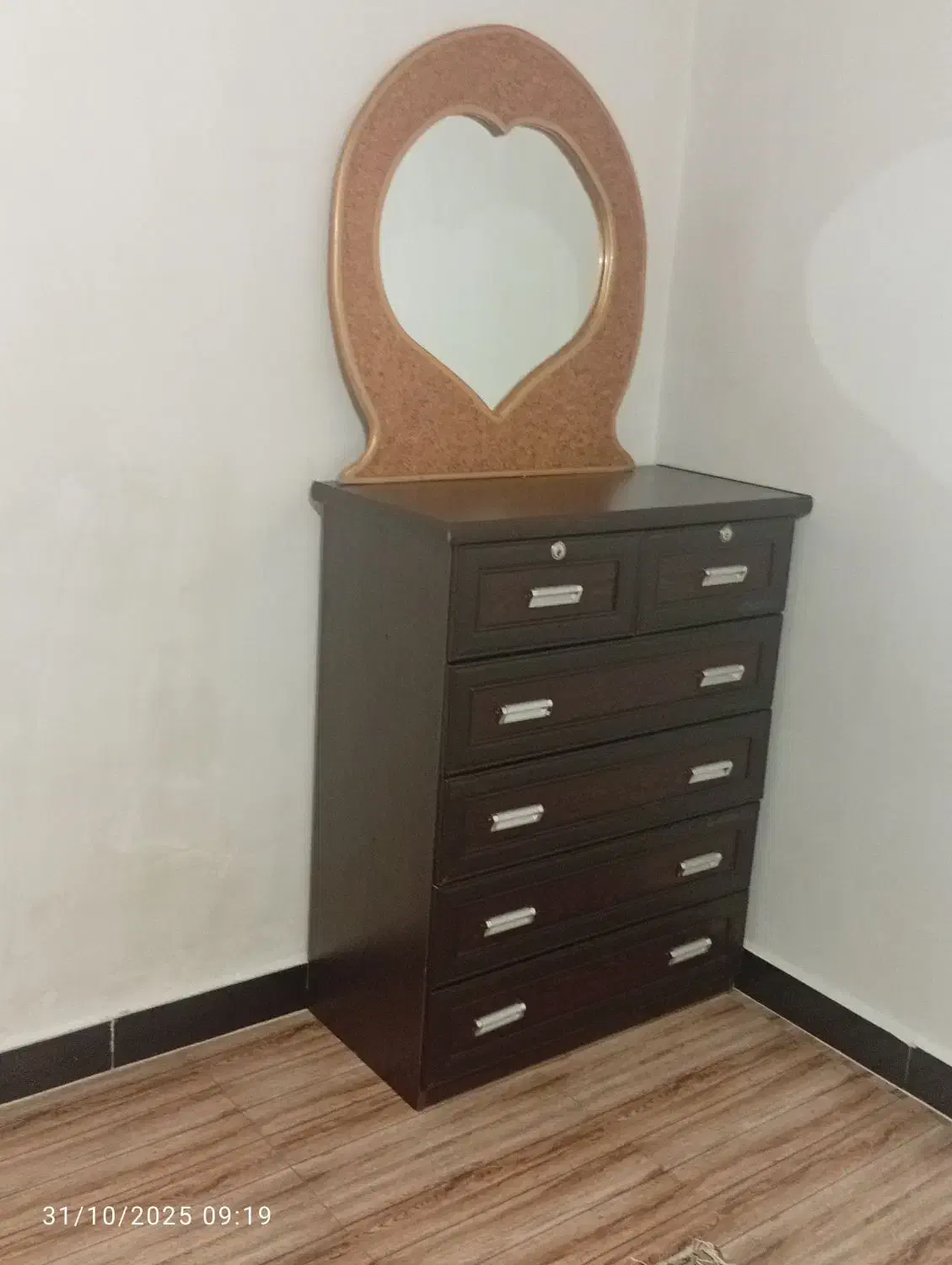 دراور و اینه|جاکفشی، کمد، دراور|سنندج, |دیوار