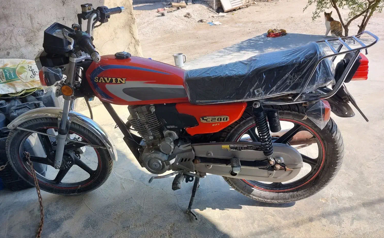 موتورسیکلت 200 متین مدل 95|موتورسیکلت|خمیر, |دیوار