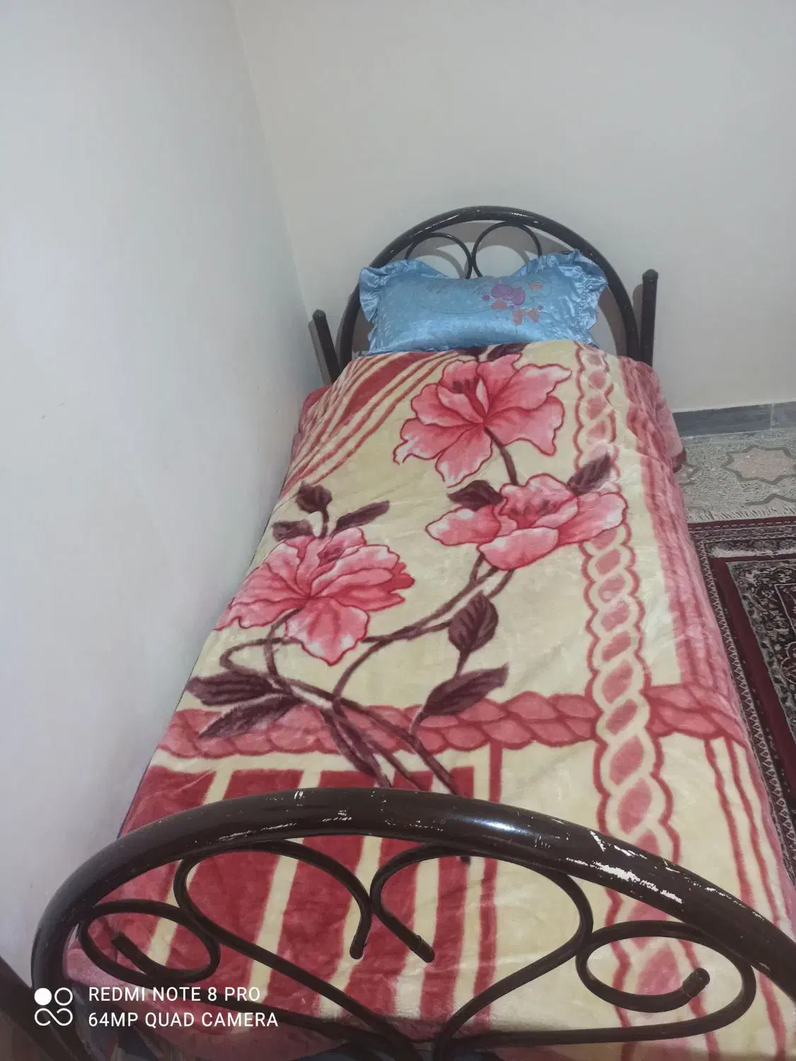 دو عدد تختخواب یک نفره فرفورژه|تخت و سرویس خواب|کرمانشاه, |دیوار