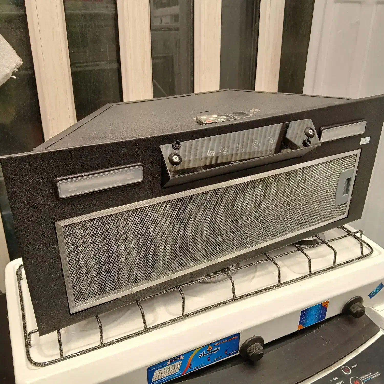 هود توکار مخفی لمسی شیشه ای کنترل دار باگارانتی|هود|مشهد, طلاب|دیوار