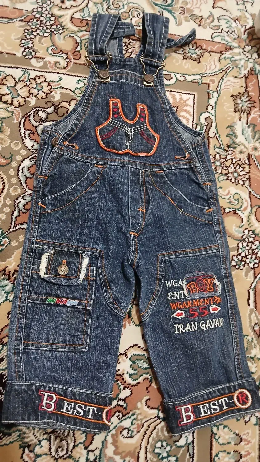 لباس سرهمی جین|کفش و لباس بچه|بابل, |دیوار