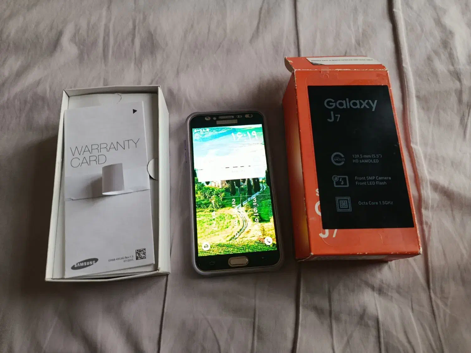 گوشی سامسونگ دو سیم کارت خور با کارتن قاب گلس|موبایل|تهران, نگین غرب|دیوار