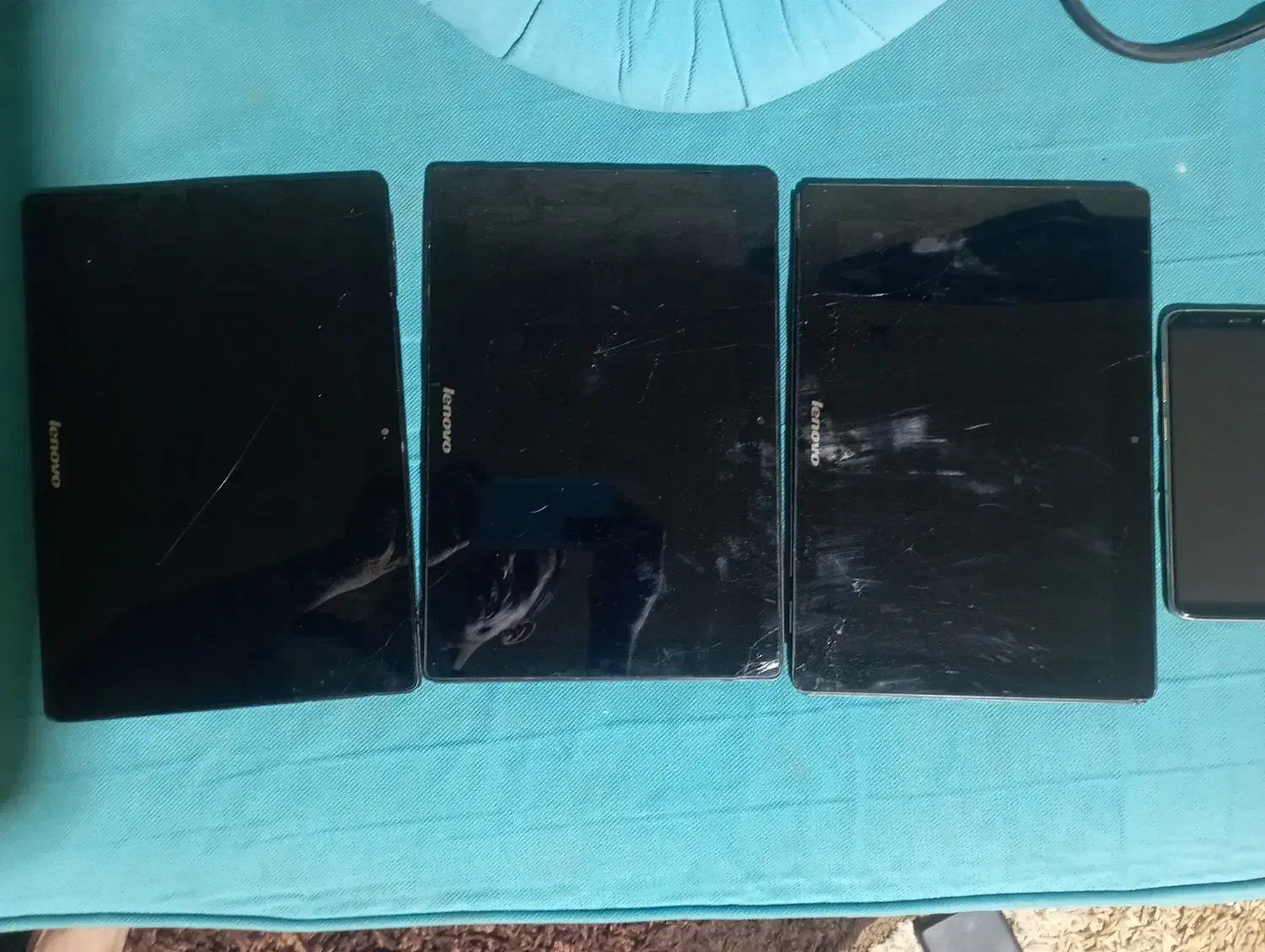 3عددتبلت لنوو و1عددگوشی سامسونگ و هنزفری|تبلت|مشهد, قائم|دیوار