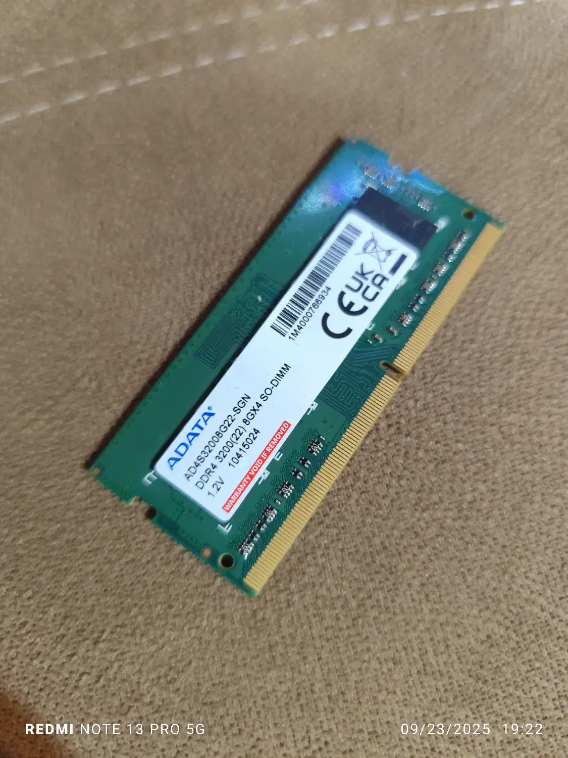 رم ۸ گیگابایت ۳۲۰۰ مگاهرتز نسل DDR4 برند ADATA|قطعات و لوازم جانبی رایانه|شیراز, فاضل|دیوار