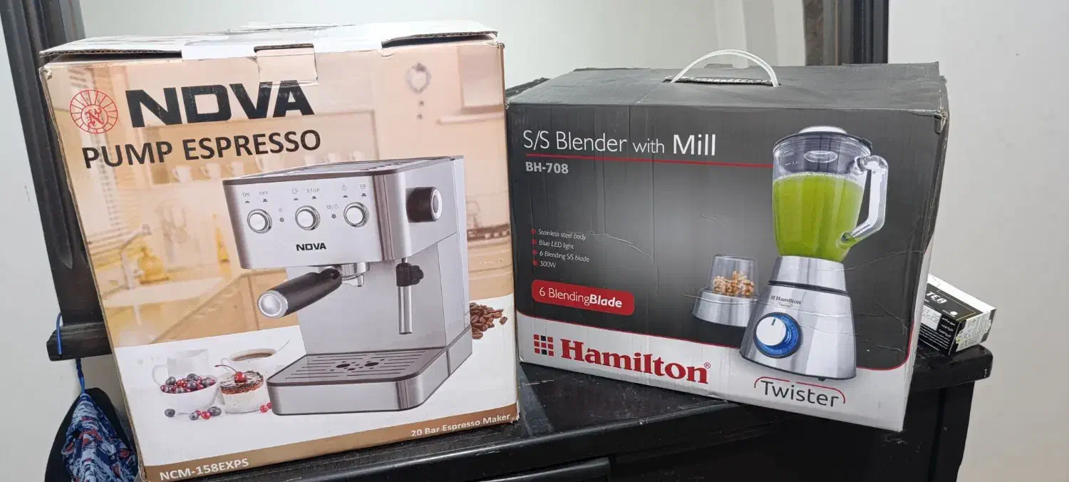 اسپرسوسازنوا مخلوط کن و آسیاب کن همیلتون|خردکن، آسیاب، غذاساز|اسلامشهر, شهرک واوان|دیوار