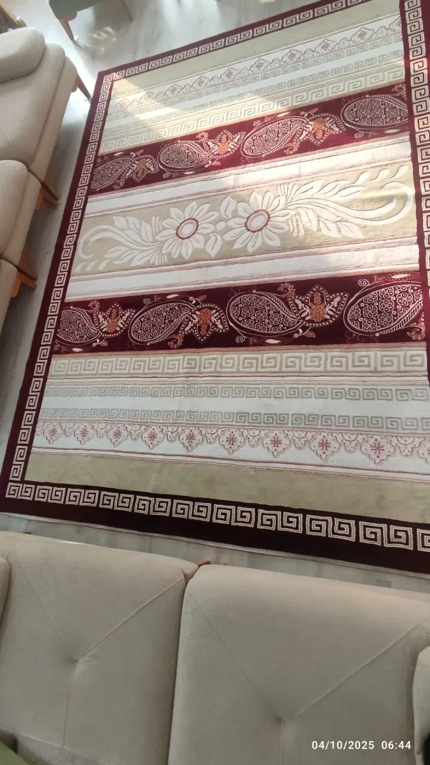 فرش 4متری ترک فرش 9جنس بسیار عالی|فرش|بندرعباس, |دیوار