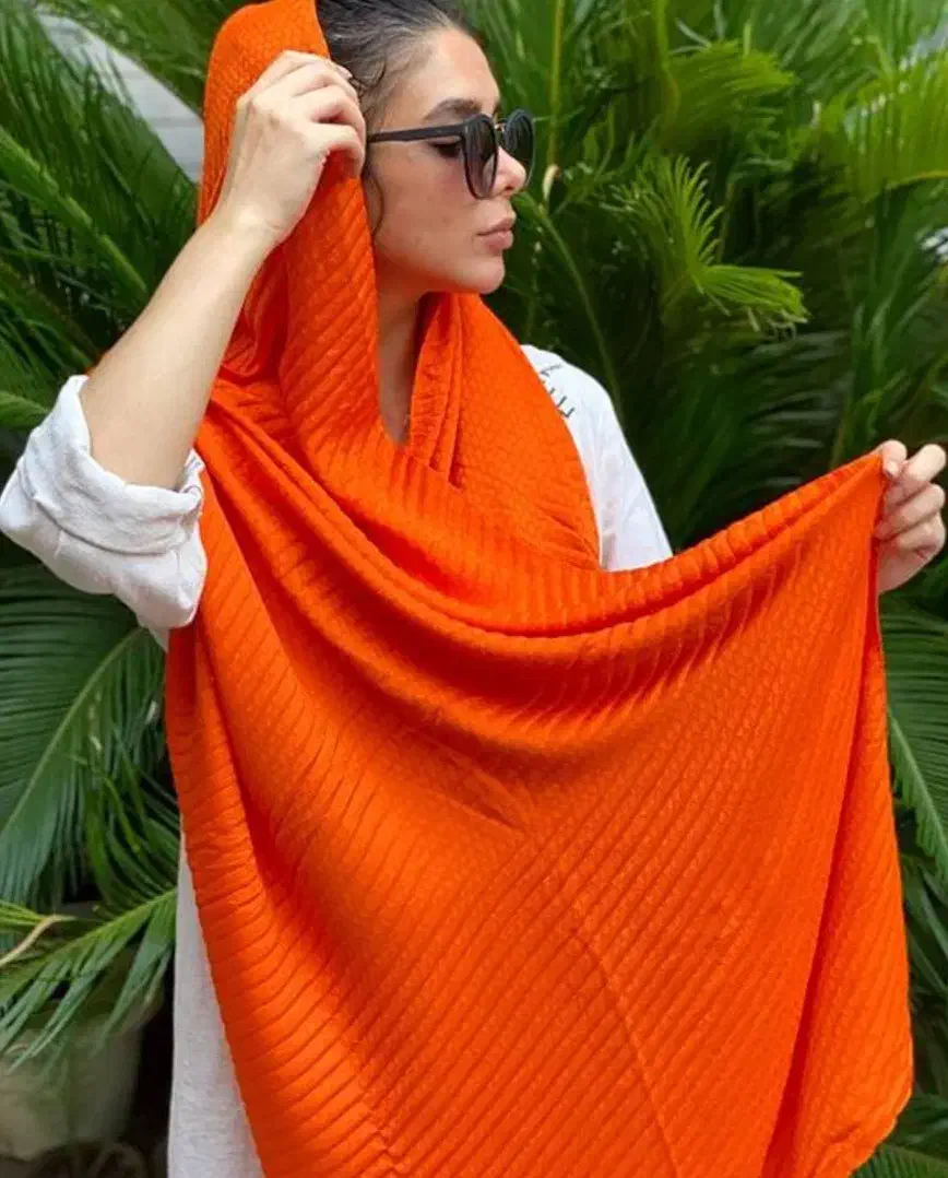 شال پلیسه صدفی ۱۵۰|لباس|کارون, |دیوار