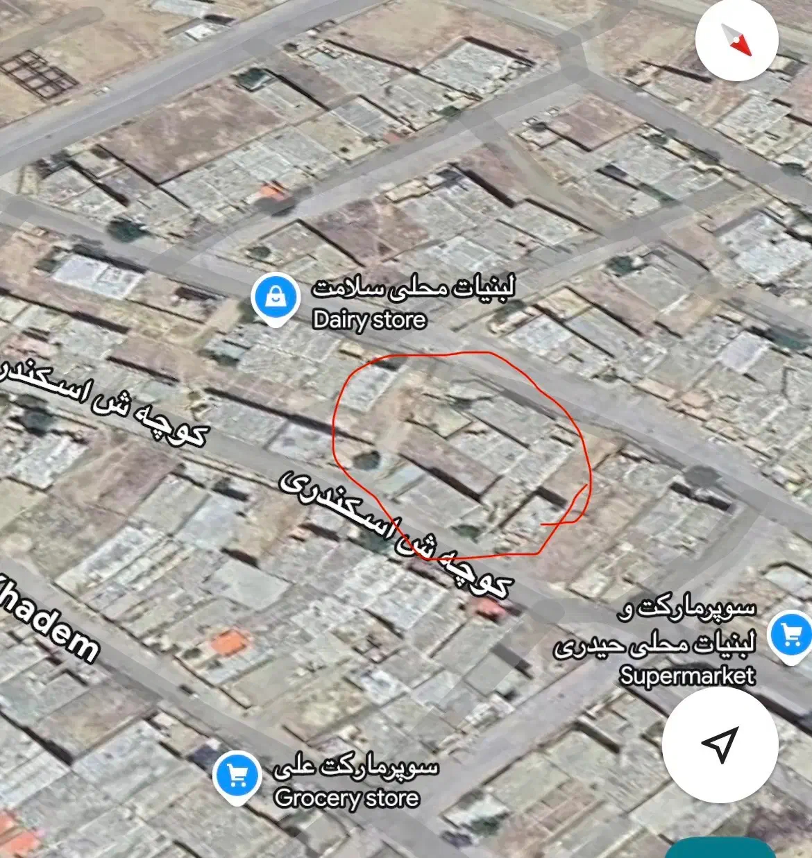 زمین مسکونی شهید اسکندری|فروش زمین و ملک کلنگی|ایذه, |دیوار