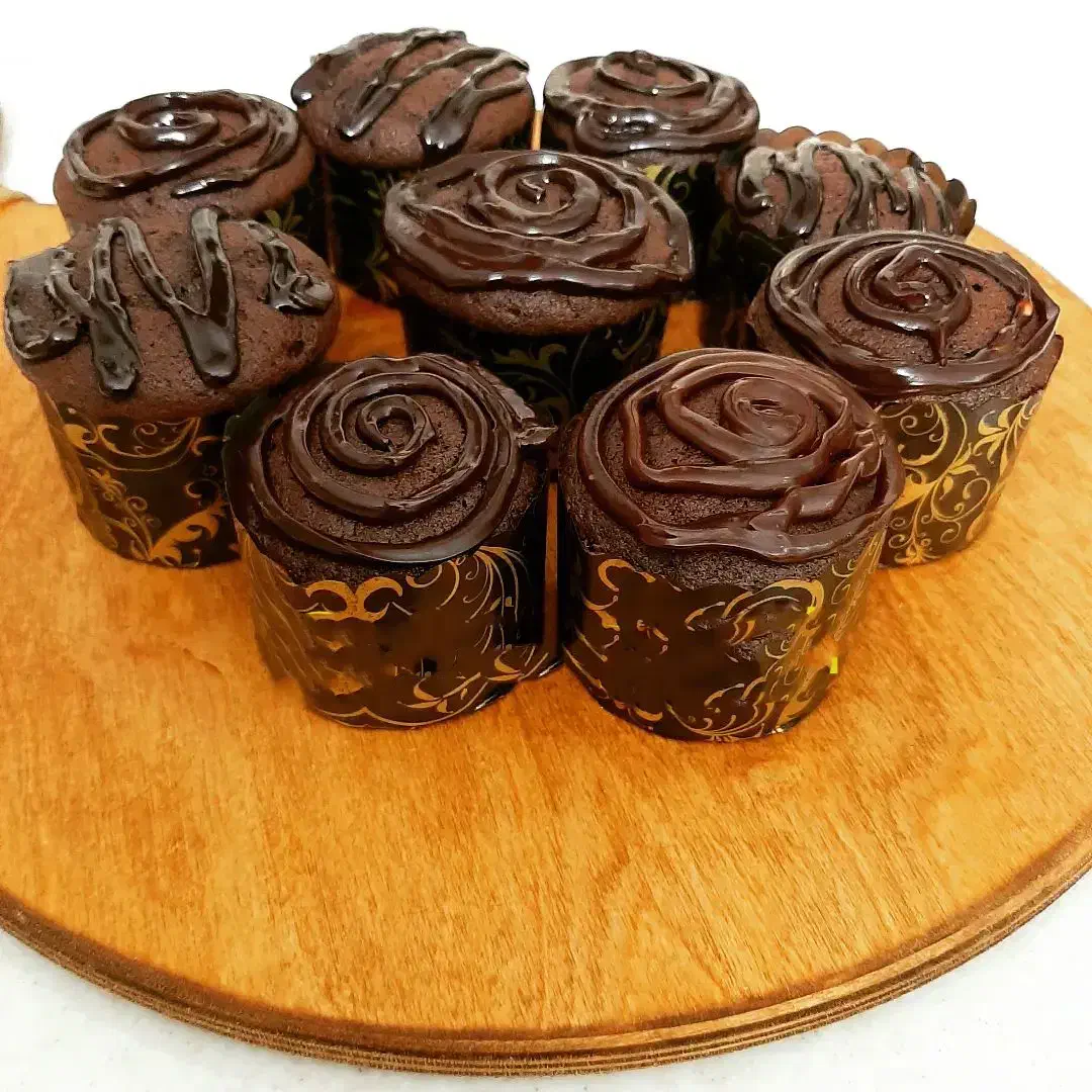 کاپ کیک خامه ای و شکلاتی|خوردنی و آشامیدنی|داراب, |دیوار