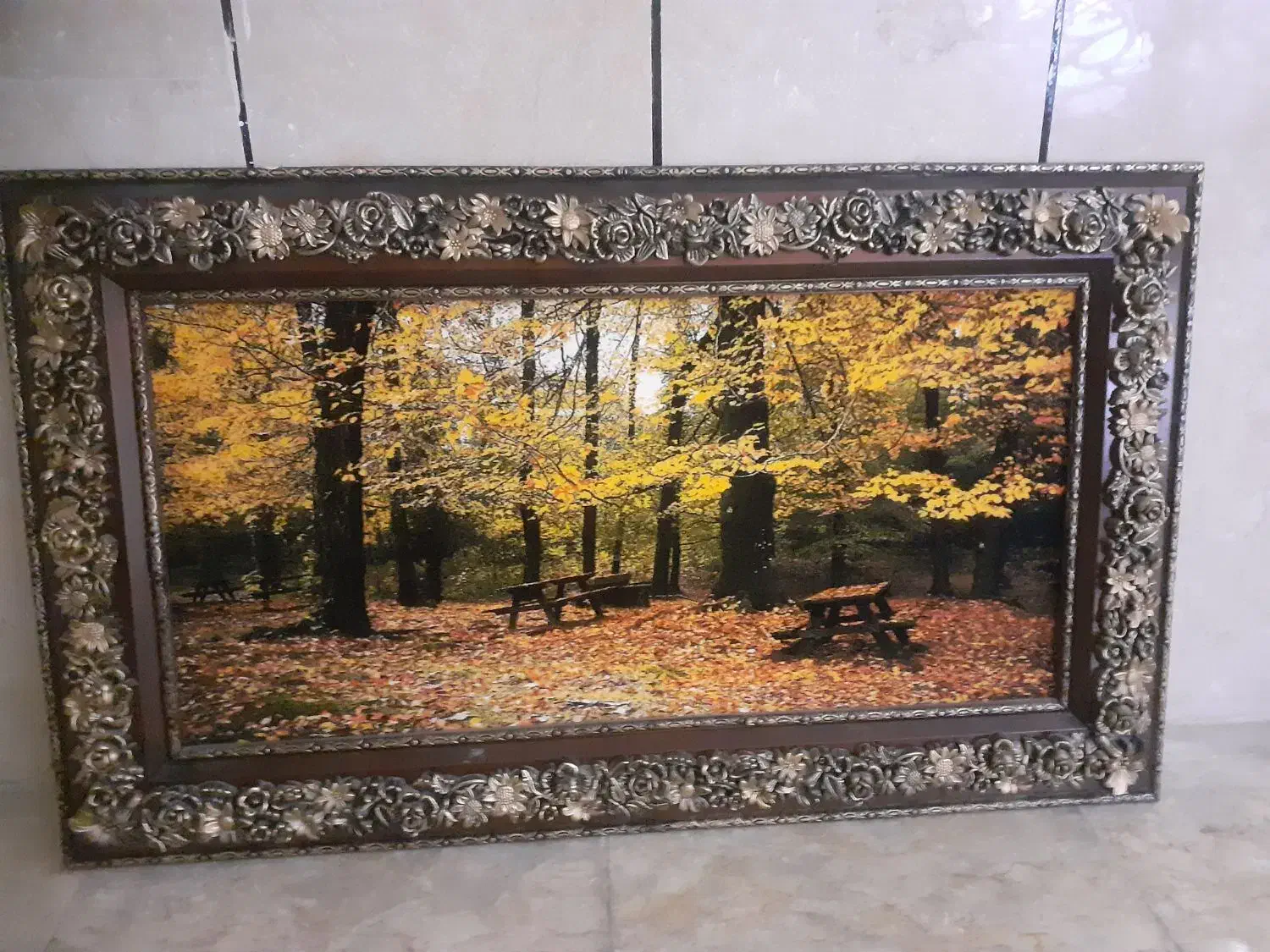 تابلو فرش ماشینی و آینه دراور|تابلو فرش|اراک, |دیوار