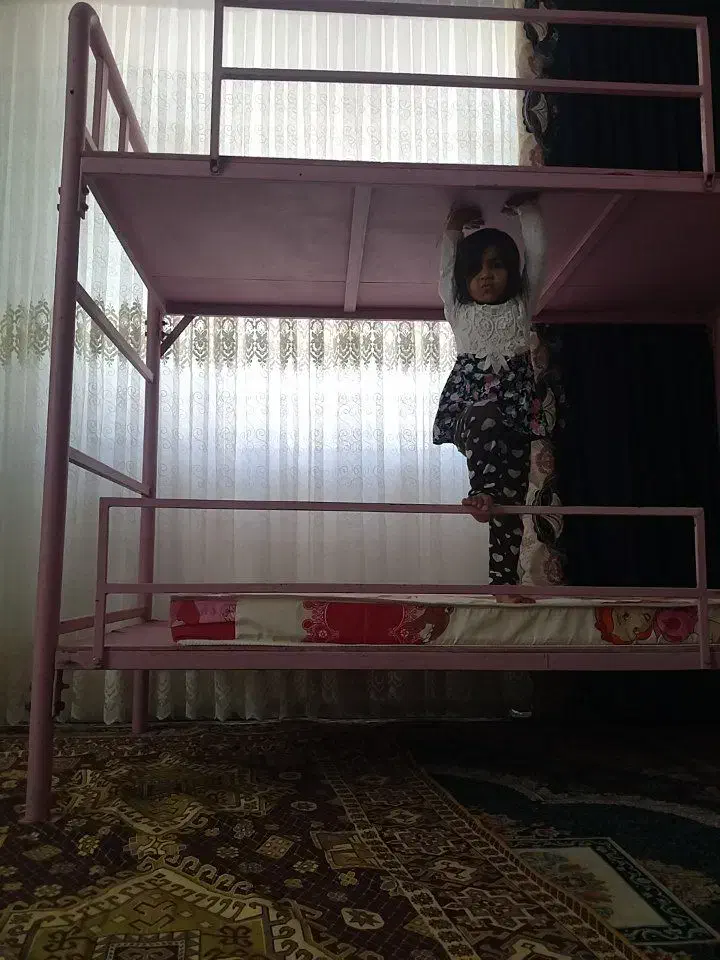 تخت آهنی دوطبقه|تخت و سرویس خواب|رضویه, |دیوار