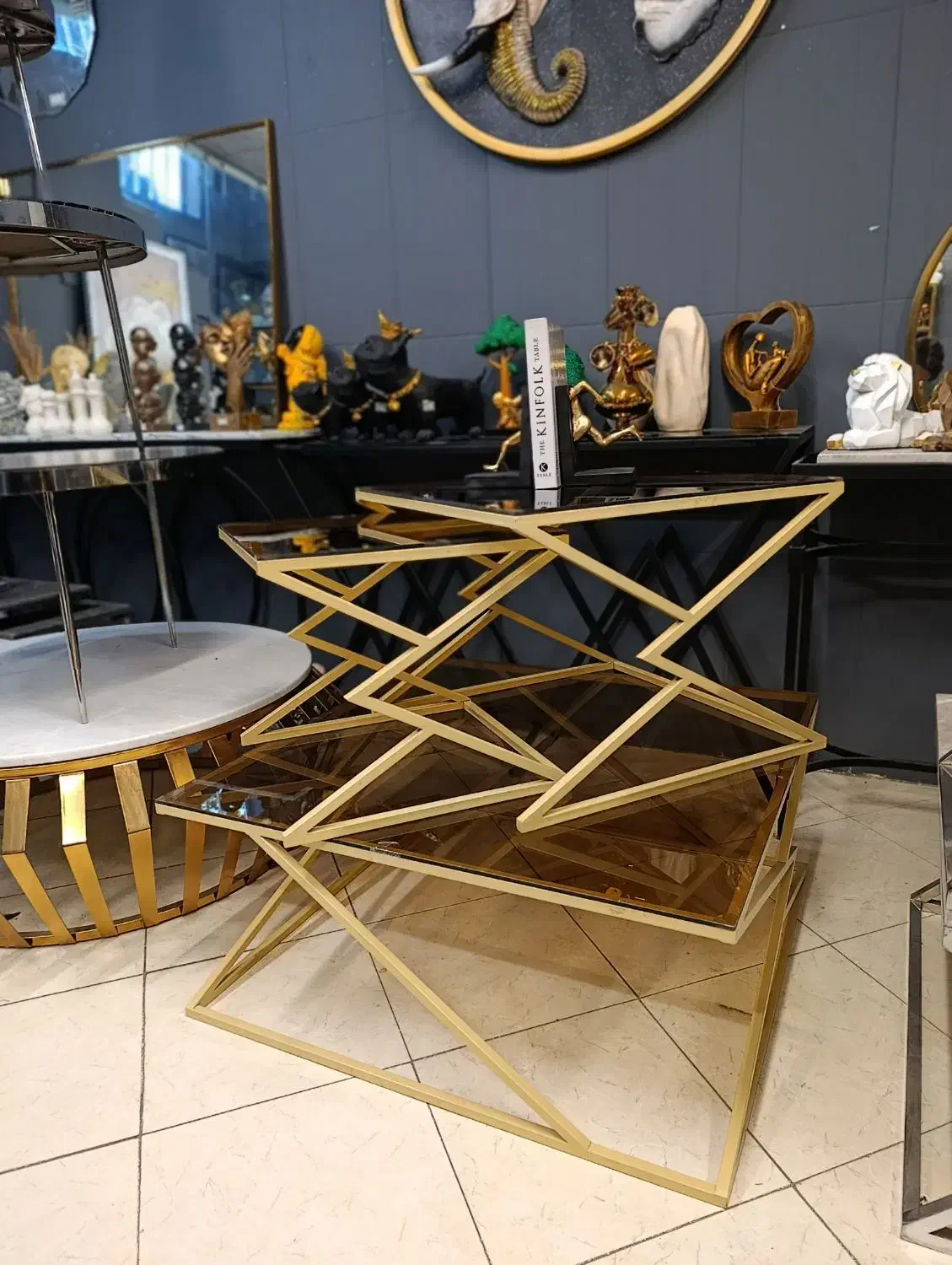 جلو مبلی مدل(زارا) اینه کنسول نهارخوری پاف فلز|مبلمان خانگی و میز عسلی|مشهد, ولیعصر (شهرک غرب)|دیوار