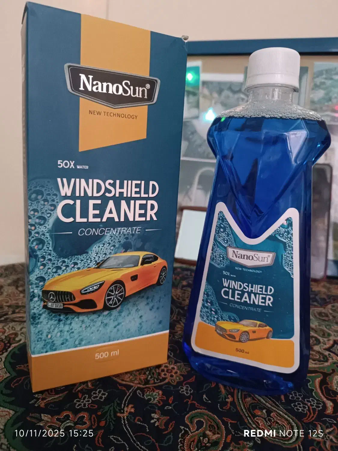 شیشه شو نانو سان آلمان|مواد شوینده و دستمال کاغذی|گلبهار, شهر جدید گلبهار|دیوار