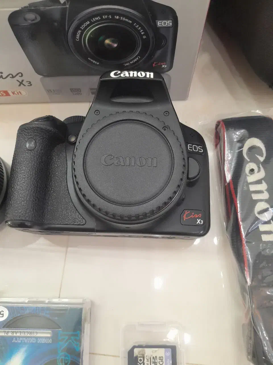 دوربین کانن x3 بالنز ۱۸.۵۵ درحد آکبند|دوربین عکاسی و فیلم‌برداری|مشهد, آزادشهر|دیوار