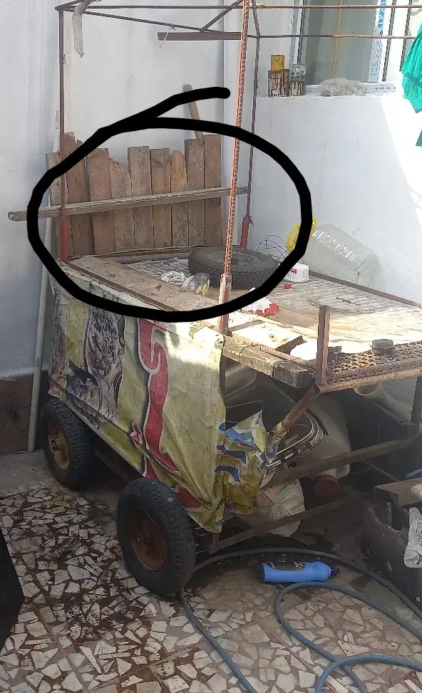 گاری کباب چرخ بادی۶تازاپاس بادی وطبق چوب واسه بساط|فروشگاه و مغازه|رشت, کوی قدس|دیوار