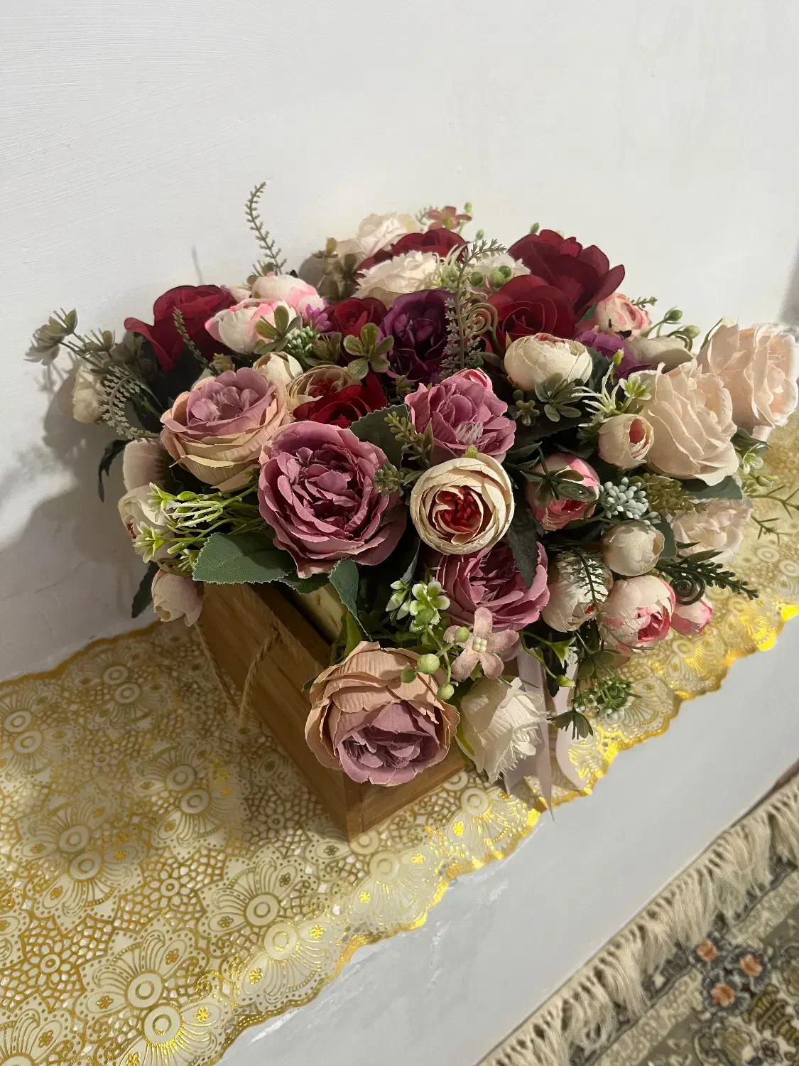 سبد گل مصنوعی|گل مصنوعی|سلطانیه, |دیوار