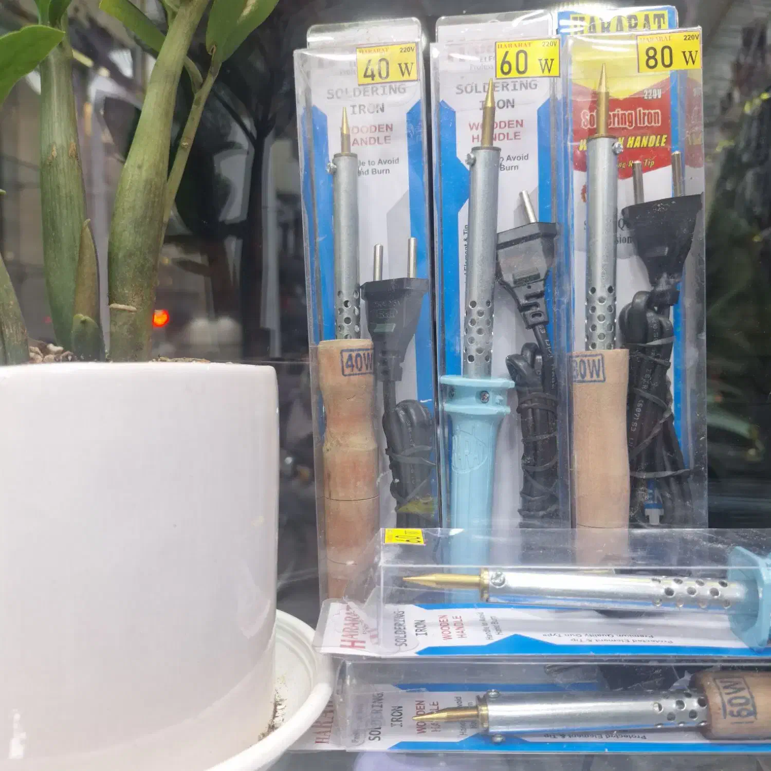 دستگاه لحیم و هویه ۴۰ ۶۰ ۸۰ وات + سیم لحیم روغنی|ابزارآلات|قم, نیروگاه|دیوار