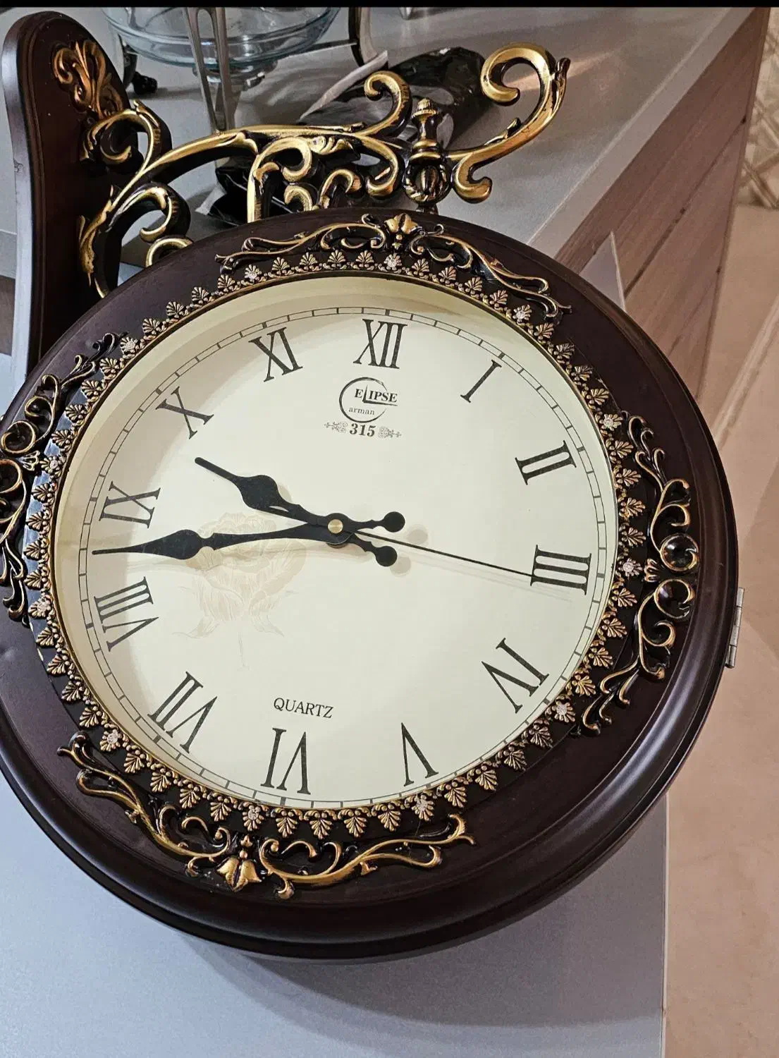 ساعت دیواری دو طرفه|ساعت دیواری و تزئینی|گرگان, |دیوار