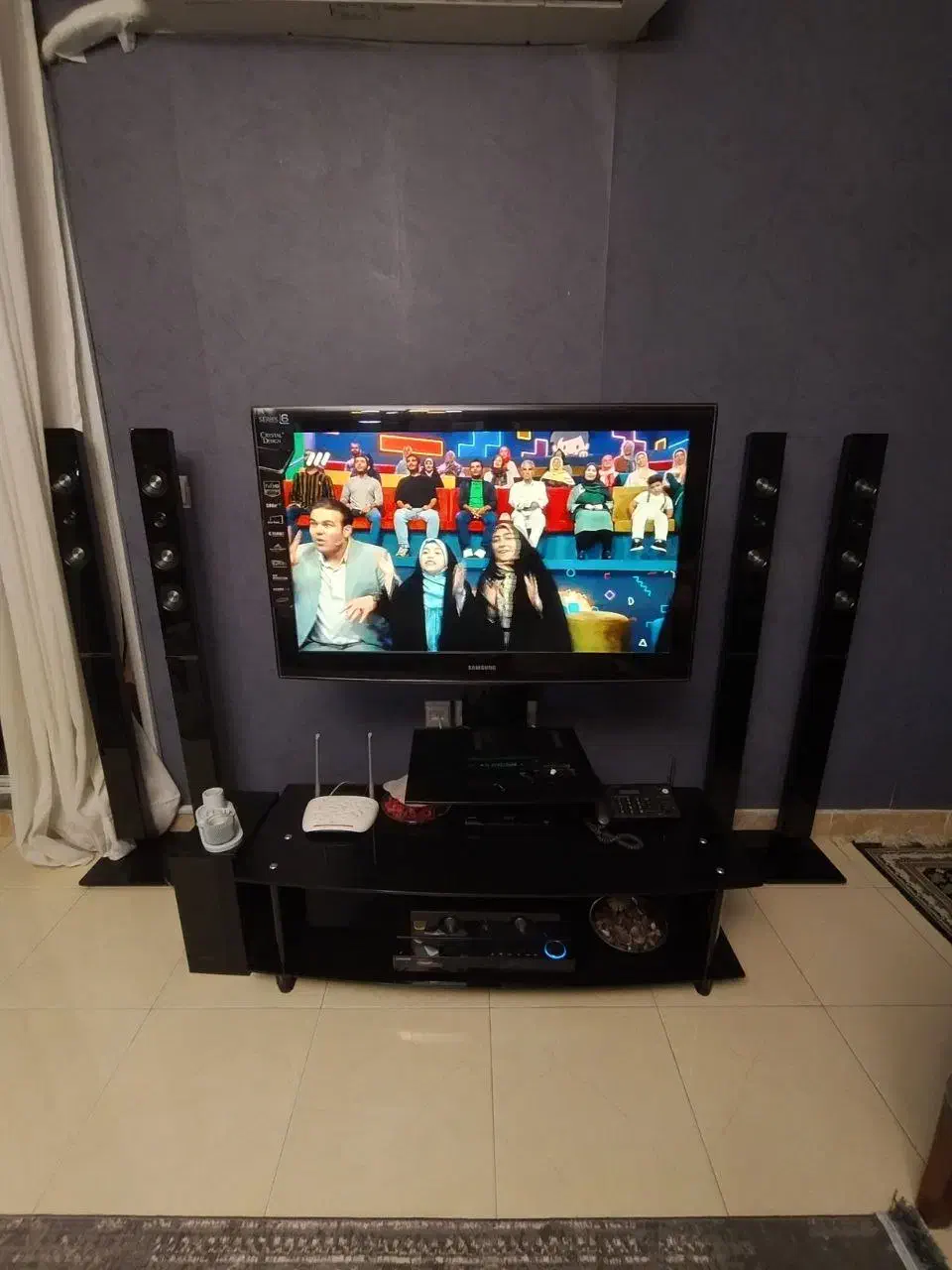 تلویزیون 43 ال سی دی سامسونگ اصل|تلویزیون و پروژکتور|بندر انزلی, کلیور|دیوار