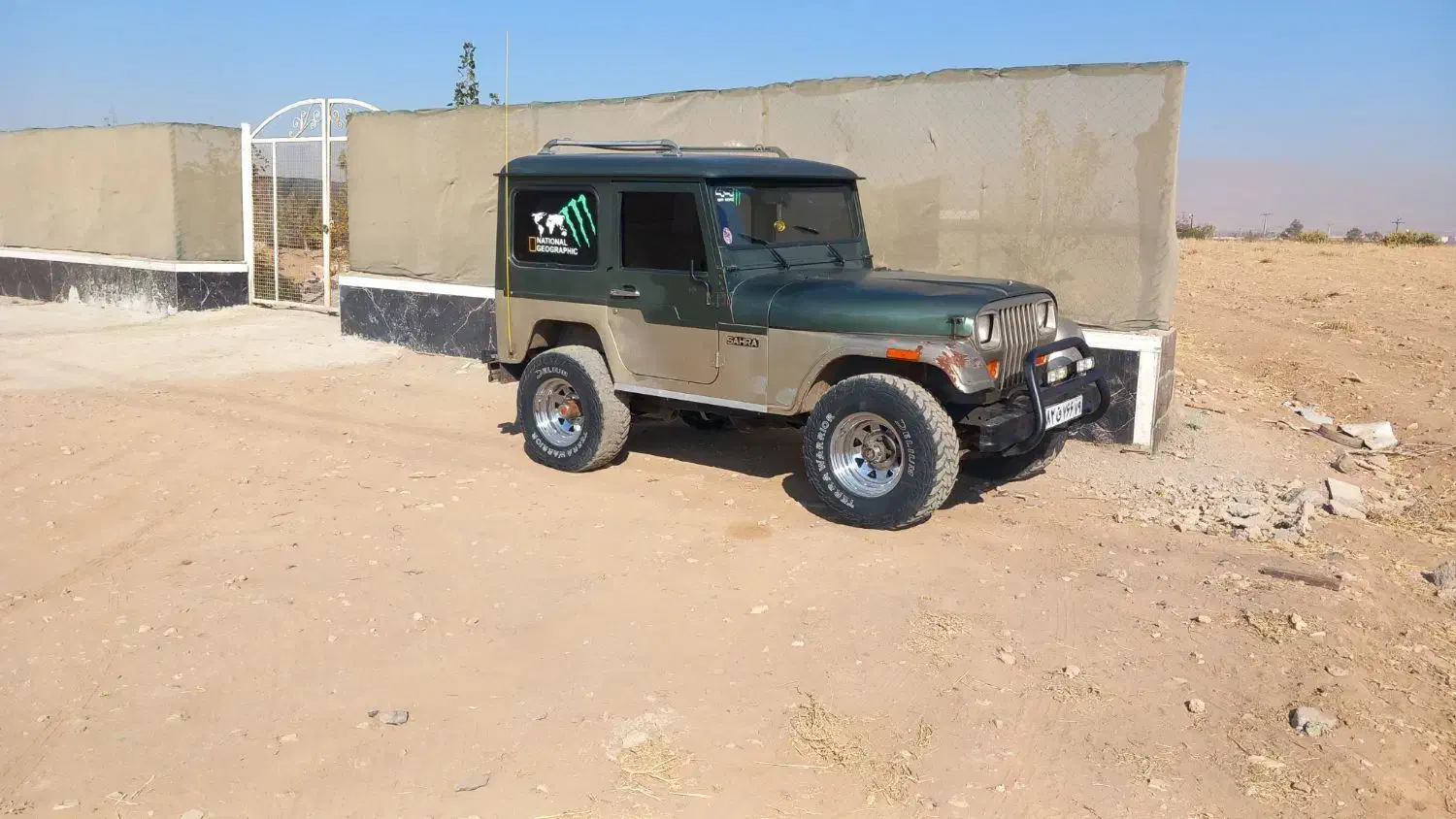 جیپ صحرا مدل 76 بی رنگ معاوضه با پاترول|خودرو سواری و وانت|قزوین, |دیوار