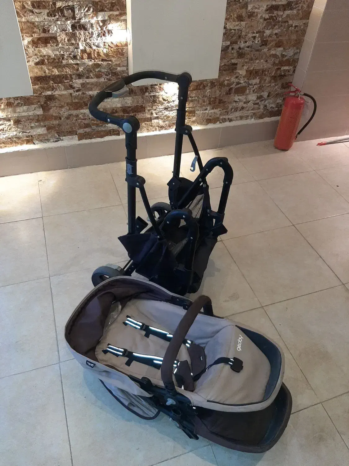 کالسکه دوقلو geoby|کالسکه و لوازم جانبی|مراغه, |دیوار